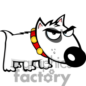 300x300 Angry Dog Clipart