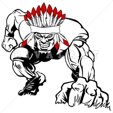 361x361 Mean Football Player Clipart