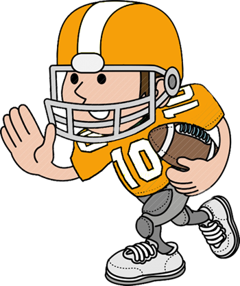 350x416 Mean Football Player Clipart Free Clipart Images