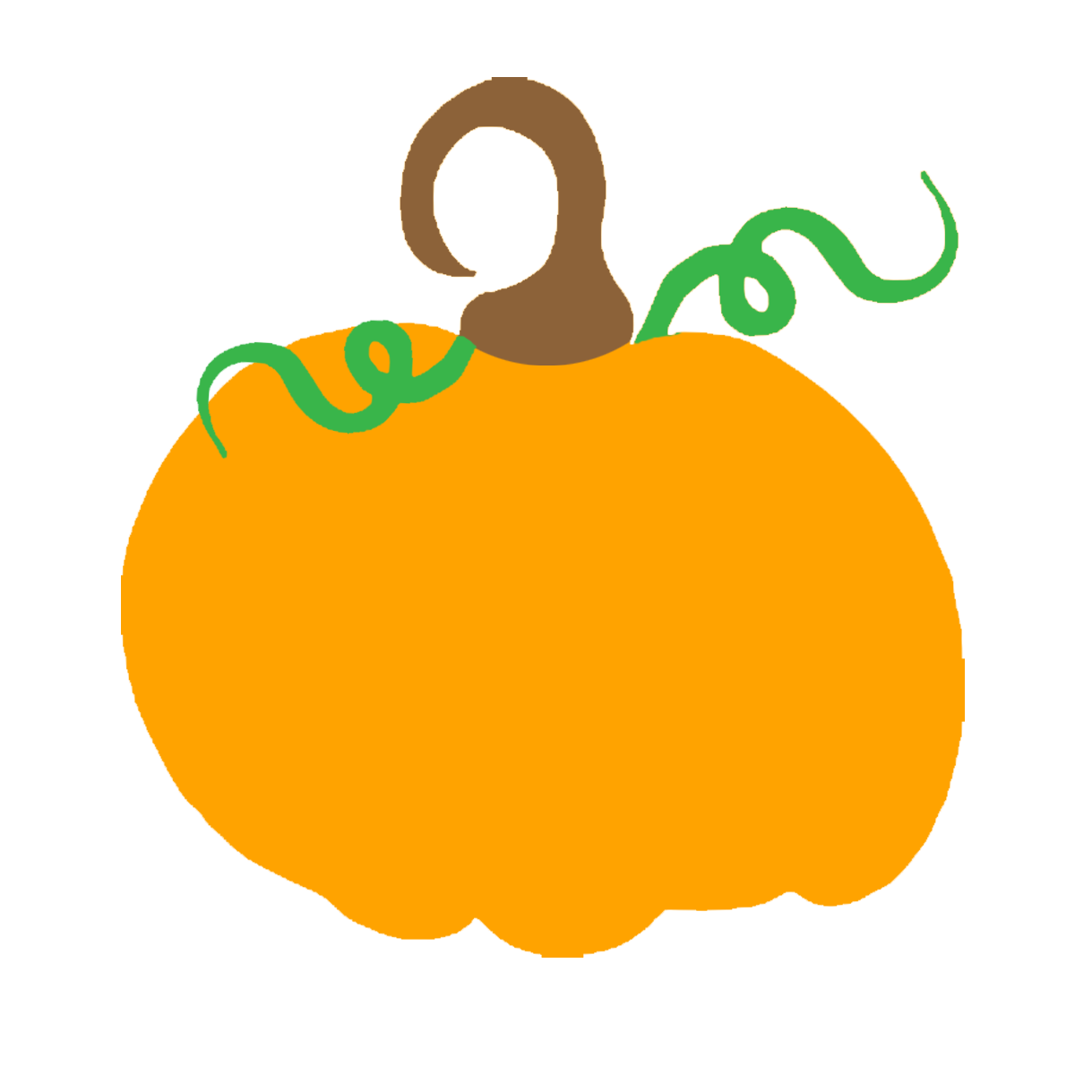 1200x1200 Whimsical Pumpkin Clipart