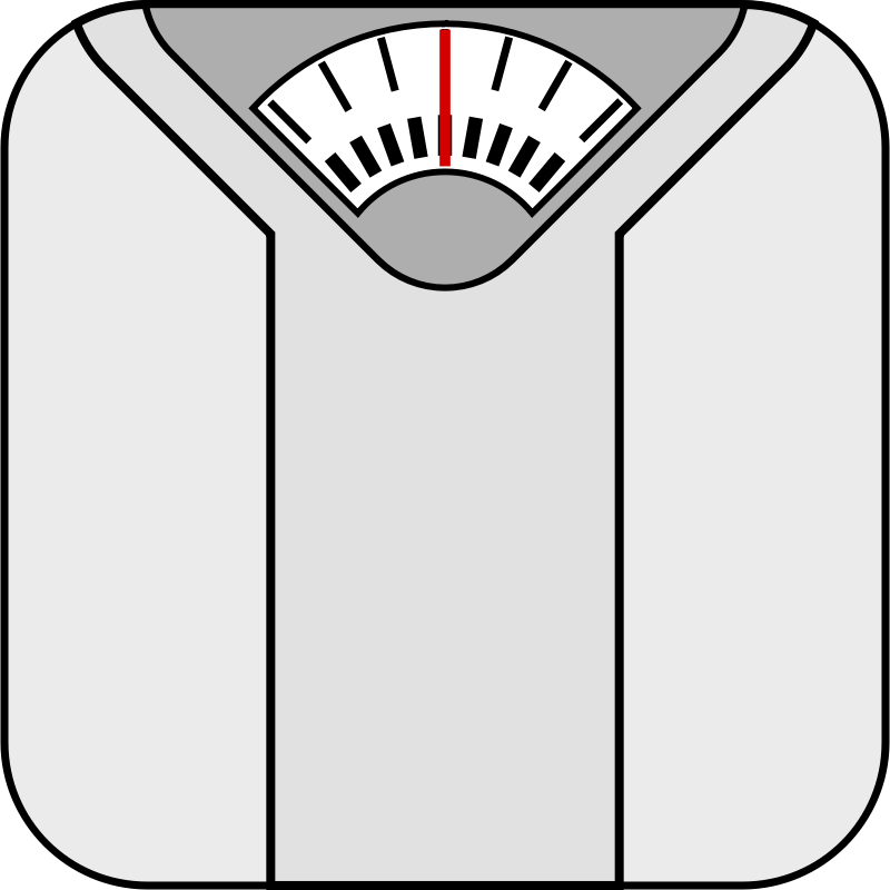 800x800 Scale Clipart Weight Measurement
