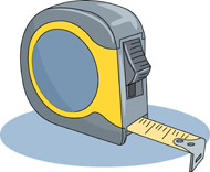 190x156 Tape Measure Cliparts