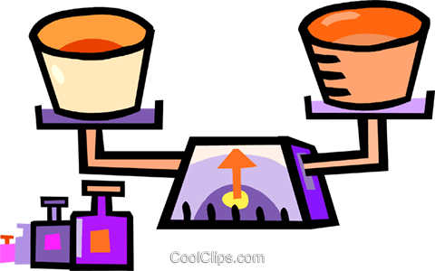 480x300 Weights And Measures Royalty Free Vector Clip Art Illustration