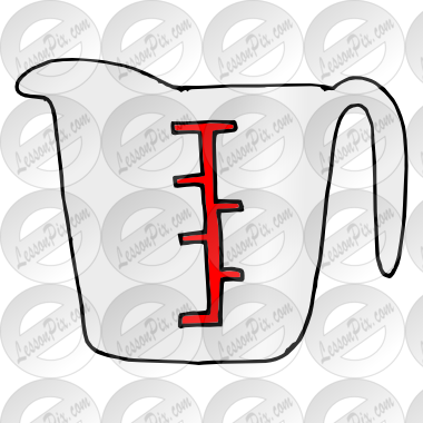 380x380 Measuring Cup Picture For Classroom Therapy Use