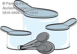 300x210 Art Illustration Of Plastic Measuring Cups
