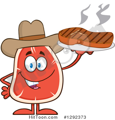 450x470 Steak Character Clipart