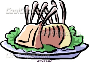 300x209 Rack Of Lamb Vector Clip Art