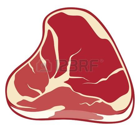 450x420 Pieces Of Meat Clipart