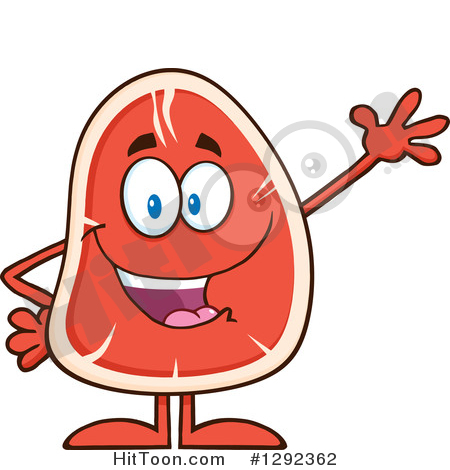 450x470 Steak Character Clipart