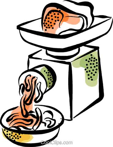 369x480 Ground Meat Royalty Free Vector Clip Art Illustration Vc070350