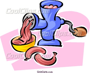 300x245 Meat Grinder Vector Clip Art