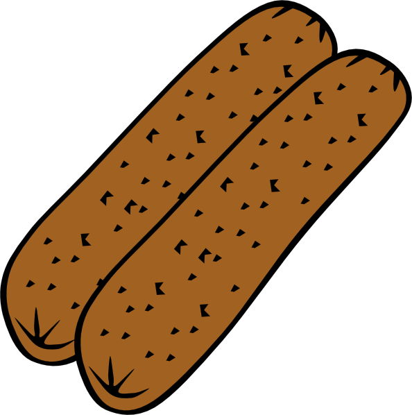 594x598 Breakfast Sausage Clip Art