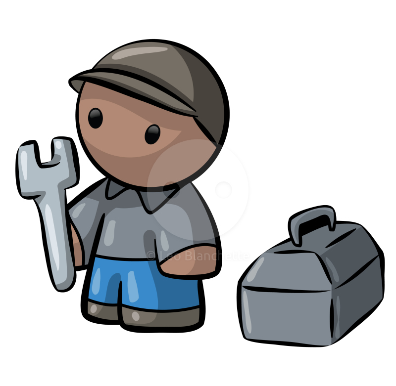 800x781 Free Cartoon Mechanic Clipart