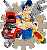 162x170 Mechanic Clip Art