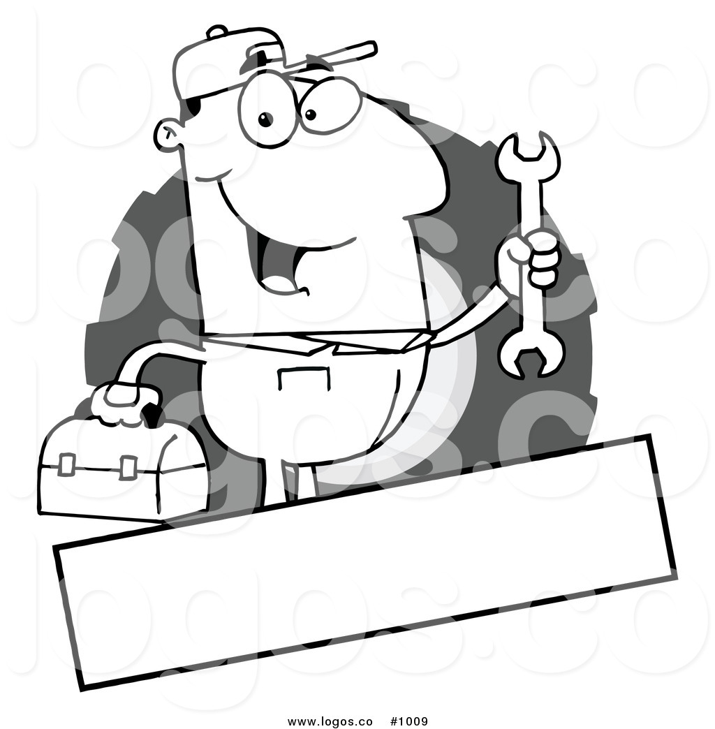 1024x1044 Royalty Free Mechanic 5 Vector Logo By Hit Toon