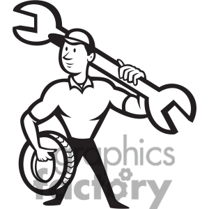 300x300 Black Clipart Mechanic