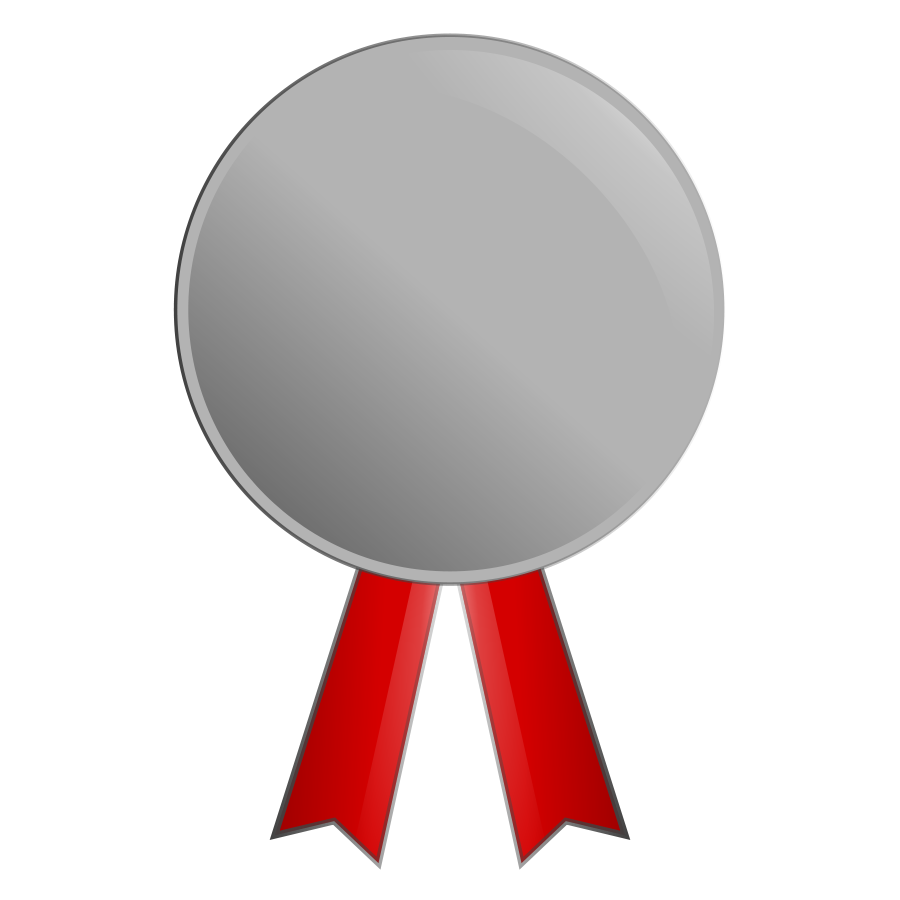 900x900 Silver Clipart Many Medal
