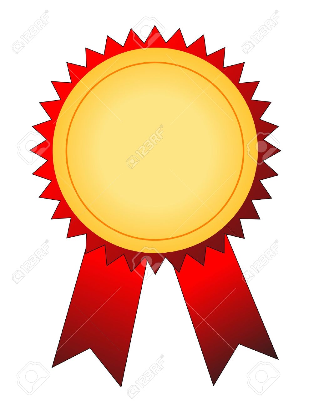 1004x1300 Gold Medal Ribbon Clipart