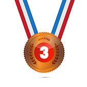 170x170 Bronze Medal Clip Art