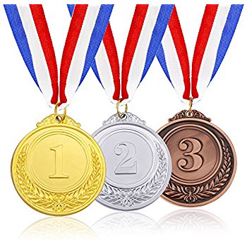 350x350 Caydo Gold Silver Bronze Award Medals