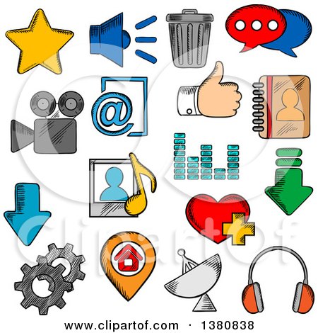 450x470 Social Media Page Clip Art Cliparts