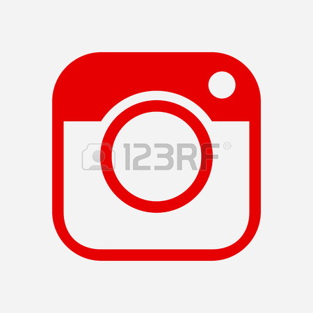450x450 Photo Camera Icon.social Media Sign Simbol. Hipster Camera