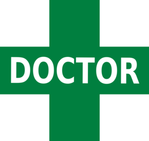 300x285 Doctor Logo Green White Clip Art