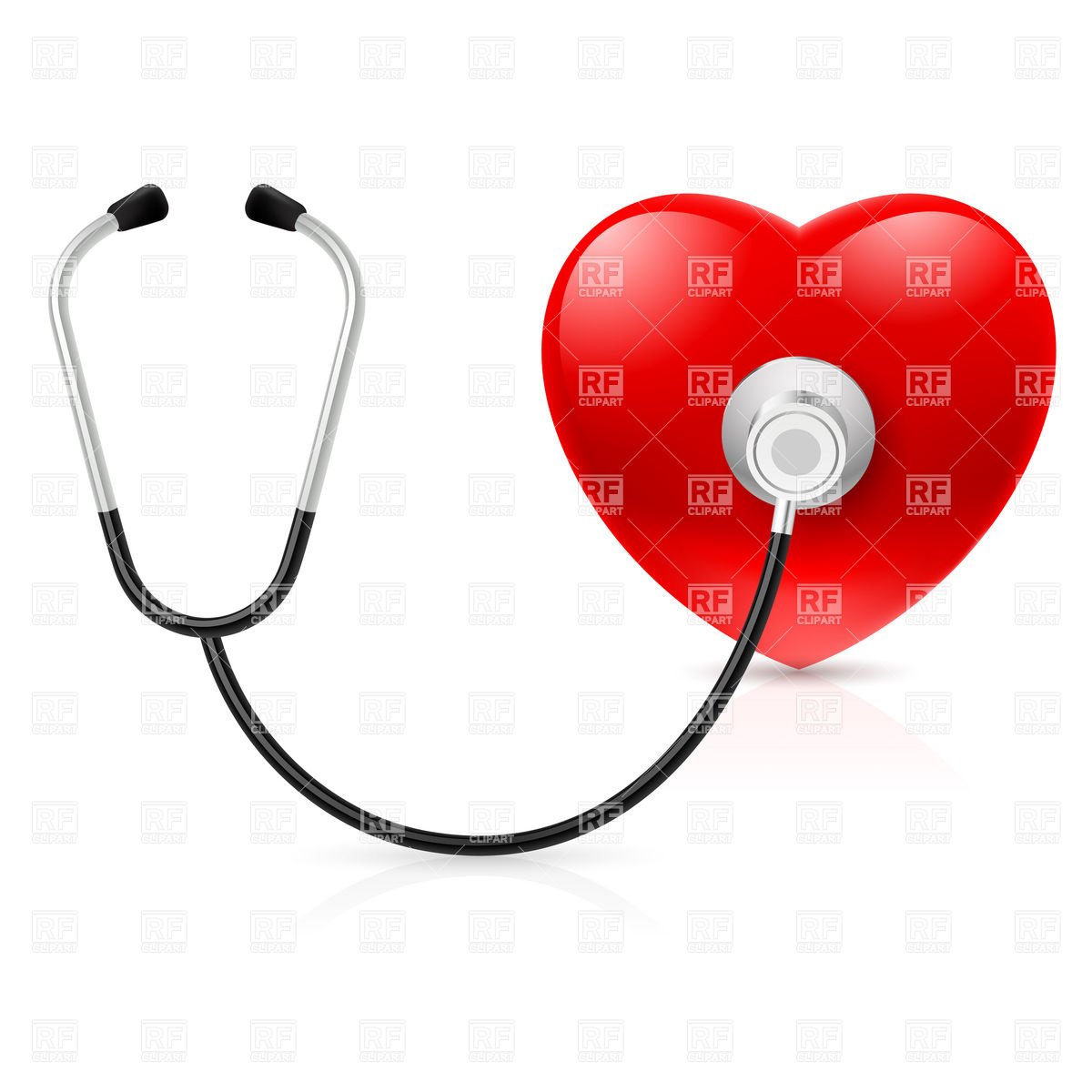 1200x1200 Stethoscope And Heart Royalty Free Vector Clip Art Image