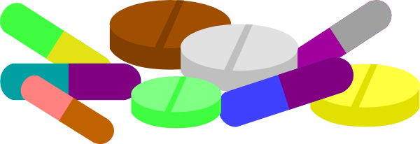 600x206 Medicine Pills Drug Clip Art