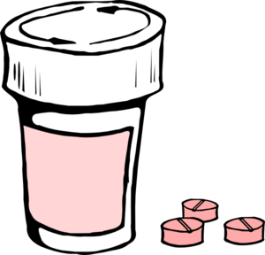 300x288 Pink Medication Clip Art