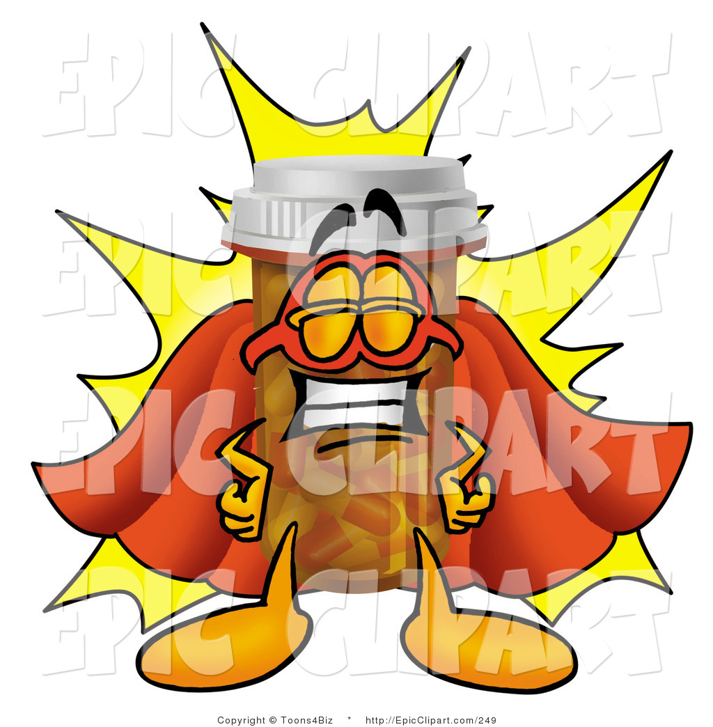 1024x1044 Clip Art Of A Medication Bottle Mascot Cartoon Character Dressed