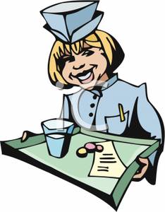234x300 Image A Smiling Nurse With A Tray Of Medications