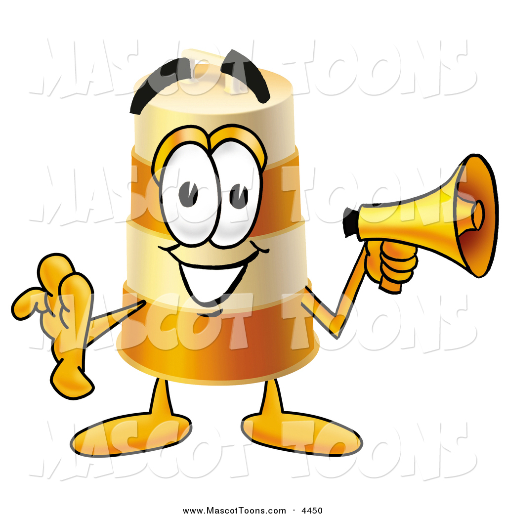 1024x1044 Cartoon Of A Barrel Mascot With A Megaphone By Toons4biz