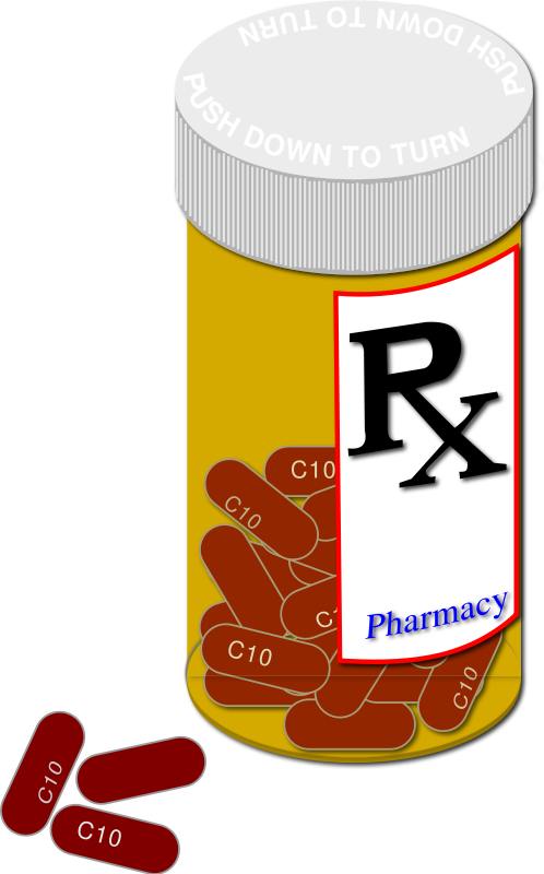 498x800 Free Medicine Bottle With Pills Clip Art