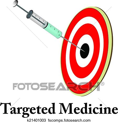 450x468 Clipart Of Targeted Medicine K21401003