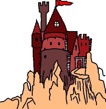 350x361 Medieval Castle Clipart