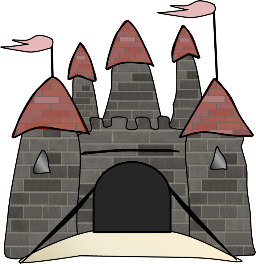830x854 Sand Castle Clipart Simple Cartoon
