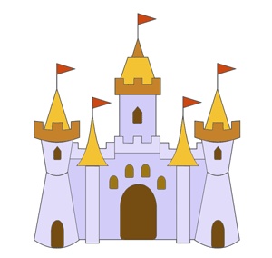 300x284 Top 75 Castle Clip Art