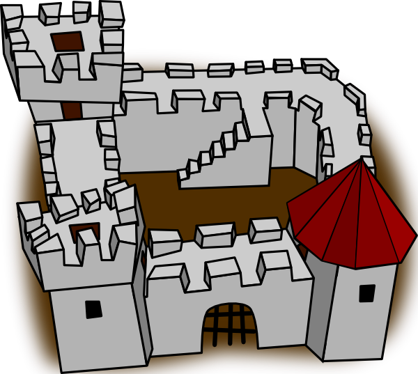 600x537 Ugly Non Perspective Cartoony Fort Fortress Stronghold Or Castle