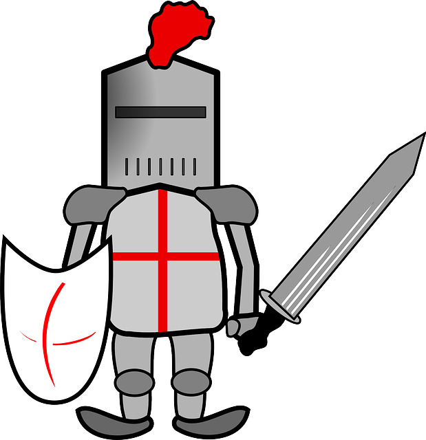 619x640 Medieval Clipart Crusader