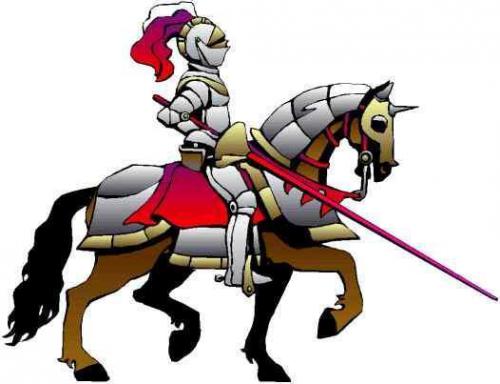 500x384 Medieval Knight Cartoon Ages Knights Vector Clip Art