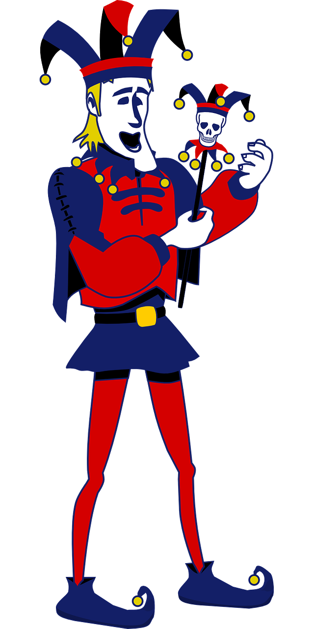 640x1280 Jester Clipart Medieval