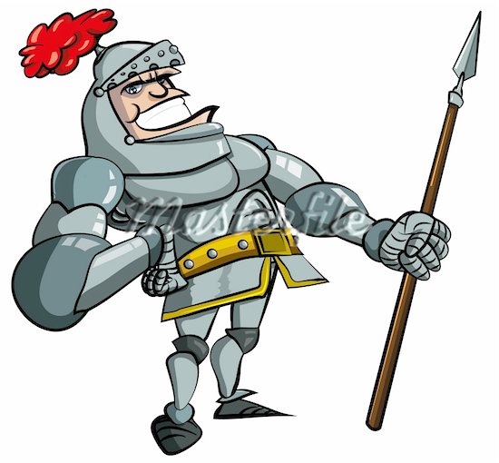 550x510 Knight Clipart Medieval Knight
