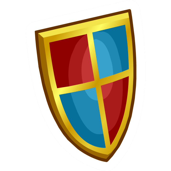 716x716 Medieval Shield Pin Club Penguin Wiki Fandom Powered By Wikia