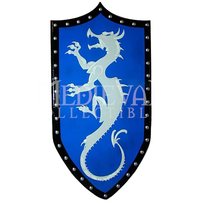 669x669 Wooden Gothic Dragon Shield