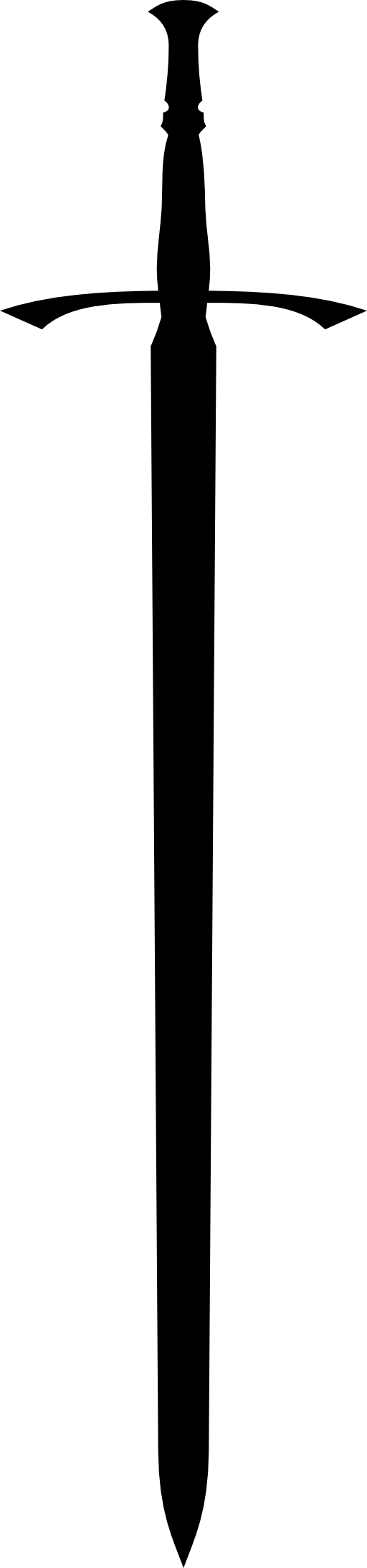512x2186 Medieval Sword Clipart