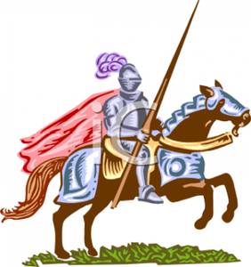 282x300 Battle Clipart Medieval Knight