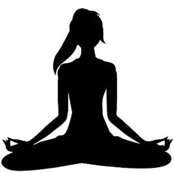 601x600 Meditation Clipart Silhouette
