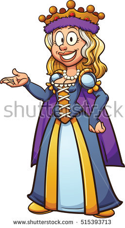 257x470 Medieval Clipart Queen England