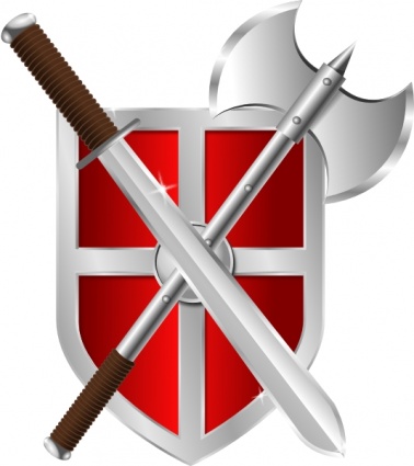 378x425 Sword Battleaxe Shield Clip Art Vector, Free Military Vectors